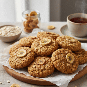 bánh quy yến mạch – chuối sấy