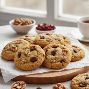 bánh quy hạt Óc chó – việt quất